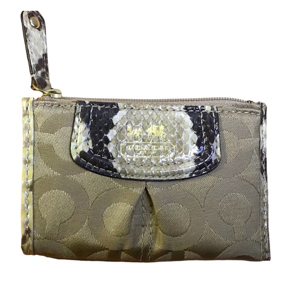 Coach Signature Card Holder - Picture 1 of 3